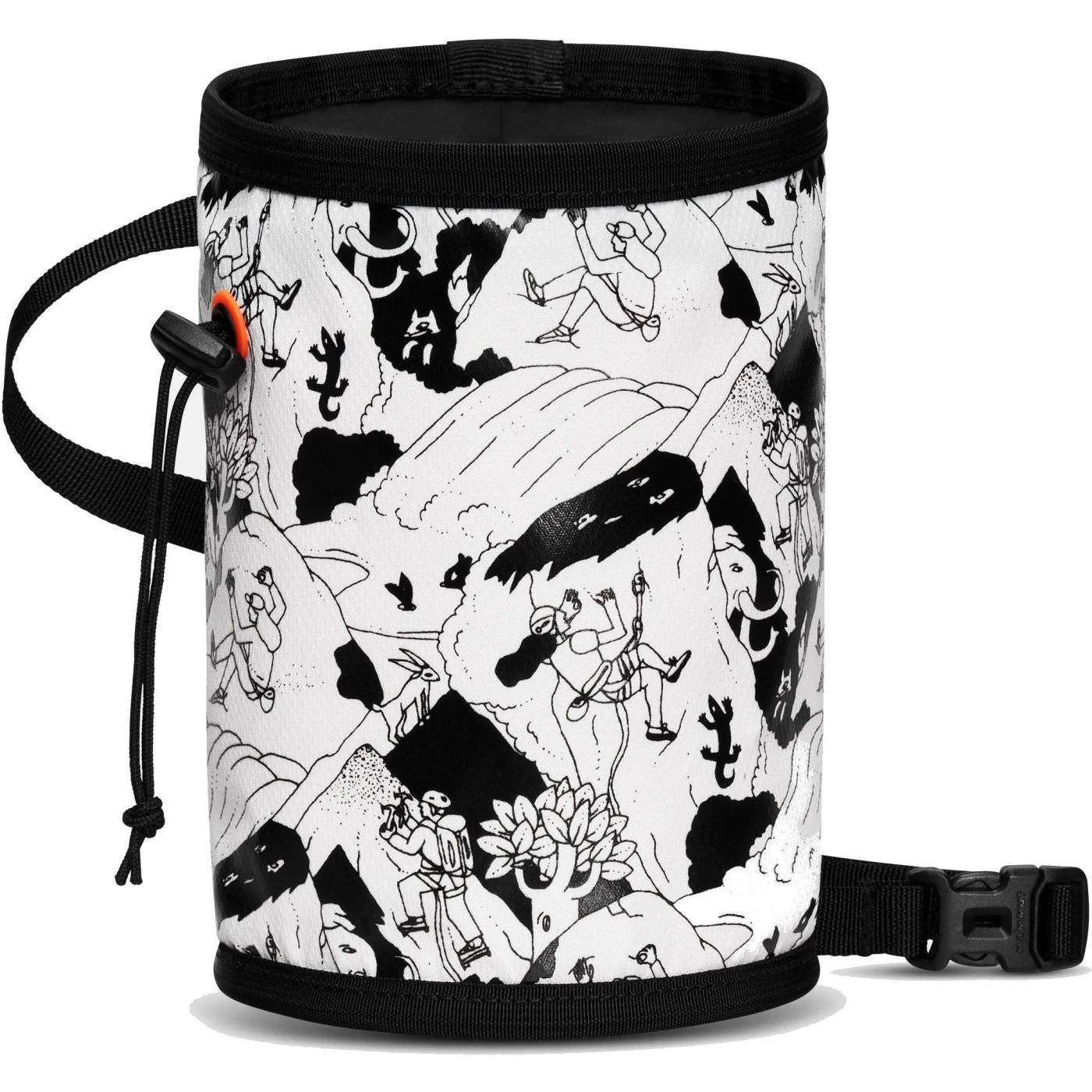Mammut Gym Print Chalk Bag Pofzak - Climbing Scene AOP 3 Mammut Gym Print Chalk Bag Pofzak - Climbing Scene AOP