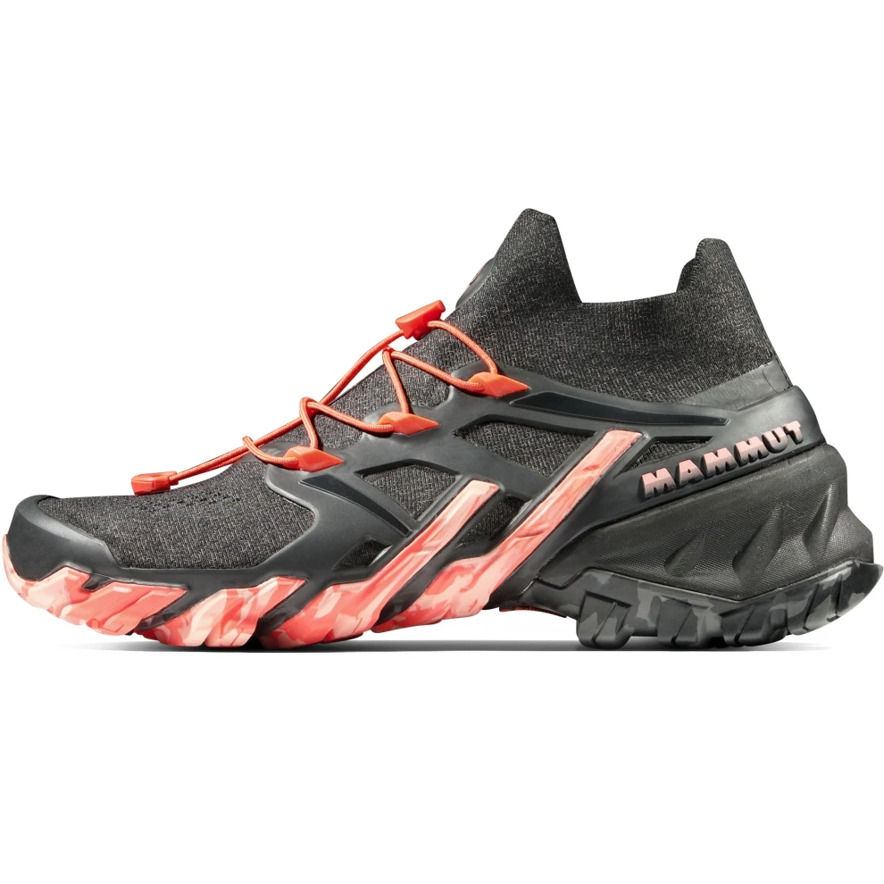 Mammut Aegility Pro Mid Schoenen Dames - Zwart-dark Salmon 4 Mammut Aegility Pro Mid Schoenen Dames - Zwart-dark Salmon - Afbeelding 2