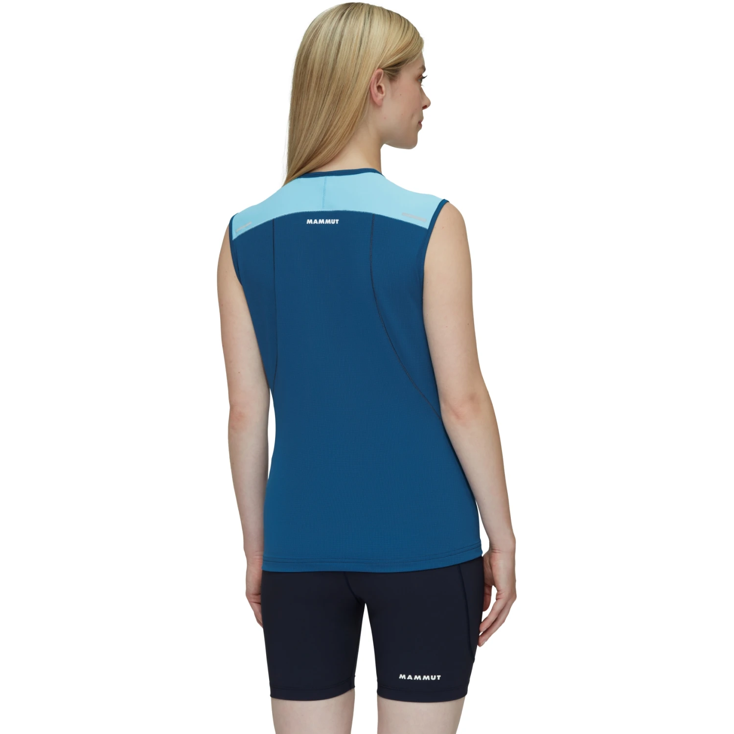 Mammut Aenergy Cap Sleeve Top Dames - Cool Blue-deep Ice 6 Mammut Aenergy Cap Sleeve Top Dames - Cool Blue-deep Ice - Afbeelding 4