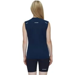 Mammut Aenergy Cap Sleeve Top Dames - Marine -Mammut Avontuur mammut aenergy cap sleeve top women marine 4 1348820