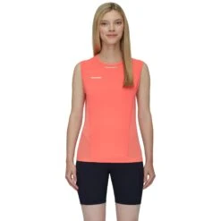 Mammut Aenergy Cap Sleeve Top Dames - Salmon