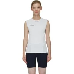 Mammut Aenergy Cap Sleeve Top Dames - Wit