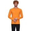 Mammut Aenergy Half Zip Shirt Met Lange Mouwen Heren - Tangerine-dark Tangerine -Mammut Avontuur mammut aenergy half zip longsleeve men tangerine dark tangerine 2 1348867