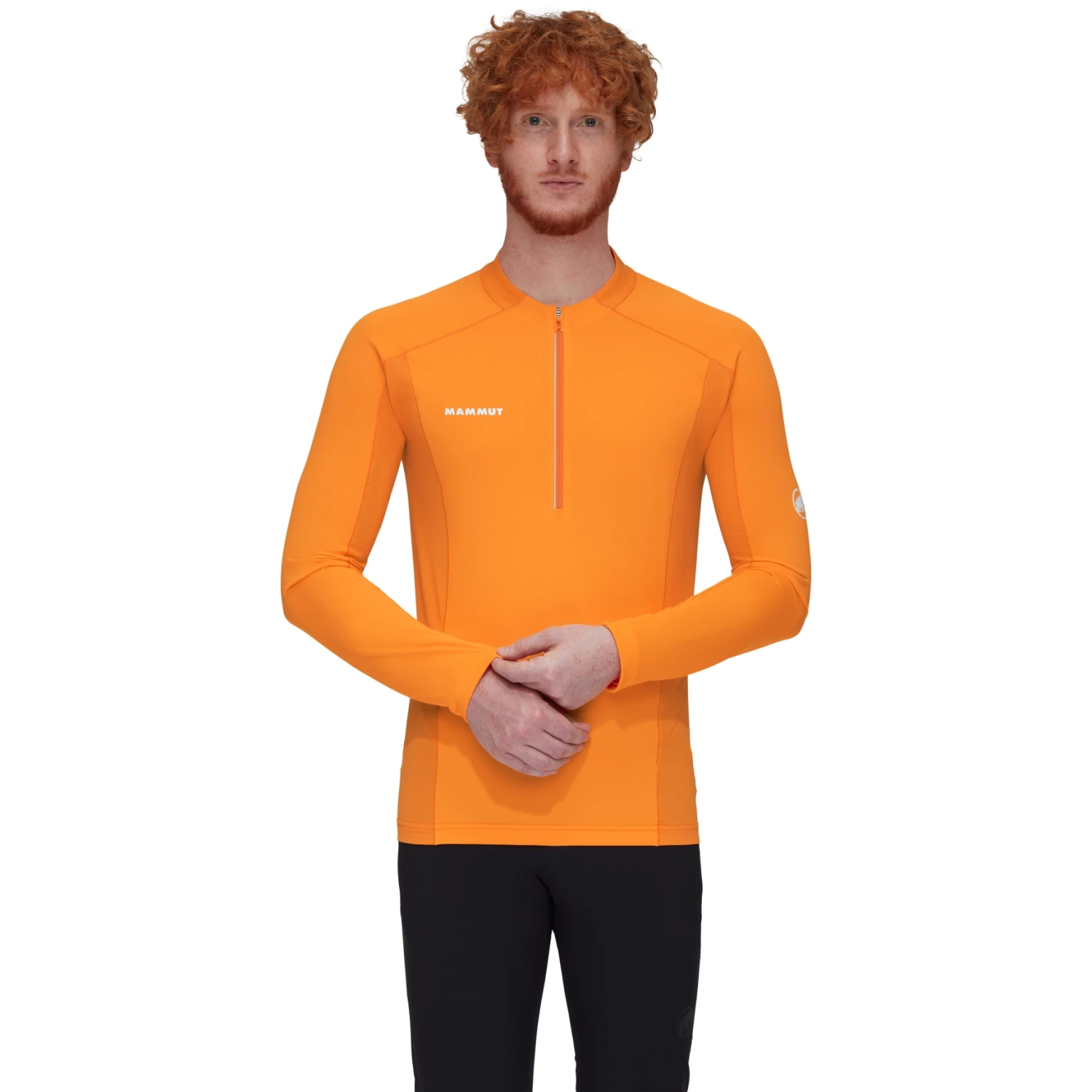 Mammut Aenergy Half Zip Shirt Met Lange Mouwen Heren - Tangerine-dark Tangerine 3 Mammut Aenergy Half Zip Shirt Met Lange Mouwen Heren - Tangerine-dark Tangerine