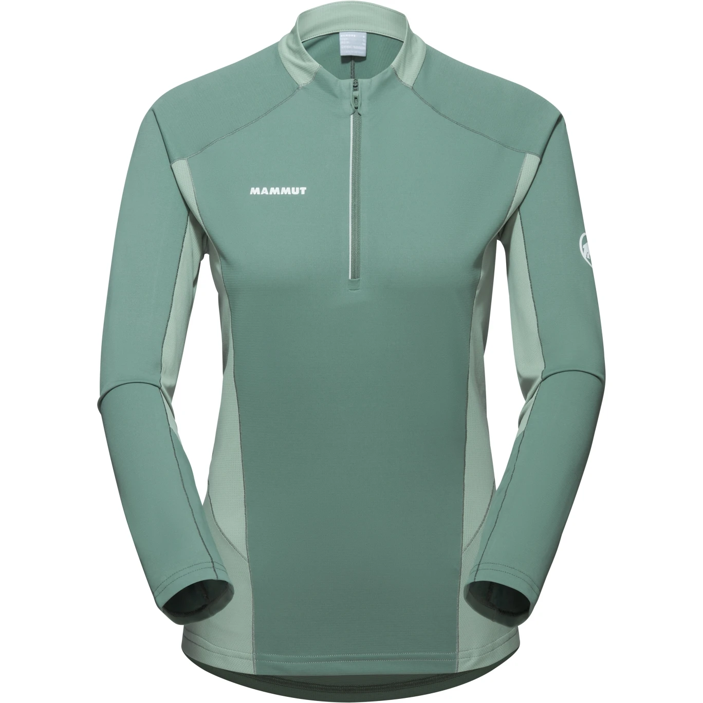 Mammut Aenergy Half Zip Shirt Met Lange Mouwen Dames - Dark Jade-jade 4 Mammut Aenergy Half Zip Shirt Met Lange Mouwen Dames - Dark Jade-jade - Afbeelding 2