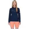 Mammut Aenergy Half Zip Shirt Met Lange Mouwen Dames - Marine