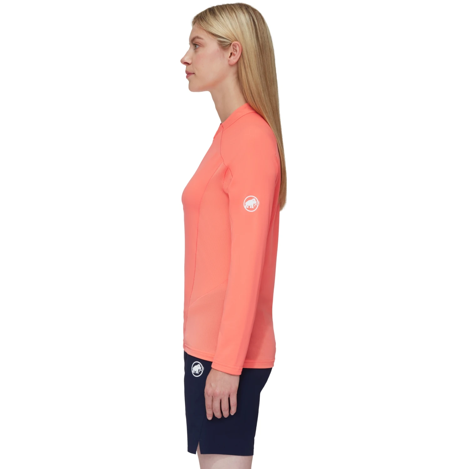 Mammut Aenergy Half Zip Shirt Met Lange Mouwen Dames - Salmon-terracotta 5 Mammut Aenergy Half Zip Shirt Met Lange Mouwen Dames - Salmon-terracotta - Afbeelding 3