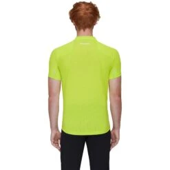 Mammut Aenergy Half Zip T-Shirt Heren - Highlime-alloy -Mammut Avontuur mammut aenergy half zip t shirt men highlime alloy 4 1349056