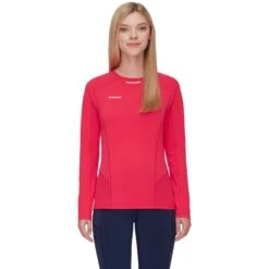 Mammut Aenergy Shirt Met Lange Mouwen Dames - Azalea