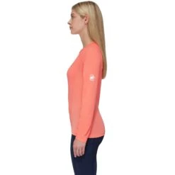Mammut Aenergy Shirt Met Lange Mouwen Dames - Salmon -Mammut Avontuur mammut aenergy longsleeve women salmon 3 1349133