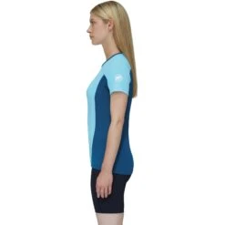 Mammut Aenergy T-Shirt Dames - Cool Blue-deep Ice -Mammut Avontuur mammut aenergy t shirt women cool blue deep ice 3 1349325