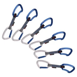 Mammut Crag Keylock 10 Cm Indicator Quickdraw Set - Set Van 6 - Silver-ultramarine