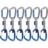 Mammut Crag Keylock Wire 10 Cm Indicator Quickdraw Set - Set Van 6 - Silver-ultramarine -Mammut Avontuur mammut crag quickdraw set 2040 02750 1 1168901