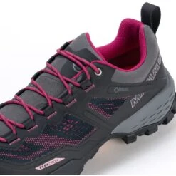 Mammut Ducan Low GTX Schoenen Dames - Phantom-dark Pink -Mammut Avontuur mammut ducan low gtx hiking shoe women phantom dark pink 5 908534