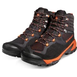 Mammut Sapuen High GTX Schoenen Heren - Zwart-hot Red -Mammut Avontuur mammut sapuen high gtx men shoe black hot red 2 1484917