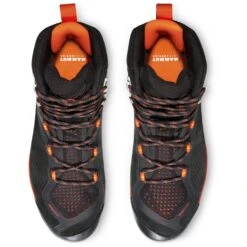 Mammut Sapuen High GTX Schoenen Heren - Zwart-hot Red -Mammut Avontuur mammut sapuen high gtx men shoe black hot red 3 1484918