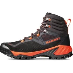 Mammut Sapuen High GTX Schoenen Heren - Zwart-hot Red -Mammut Avontuur mammut sapuen high gtx men shoe black hot red 4 1484919